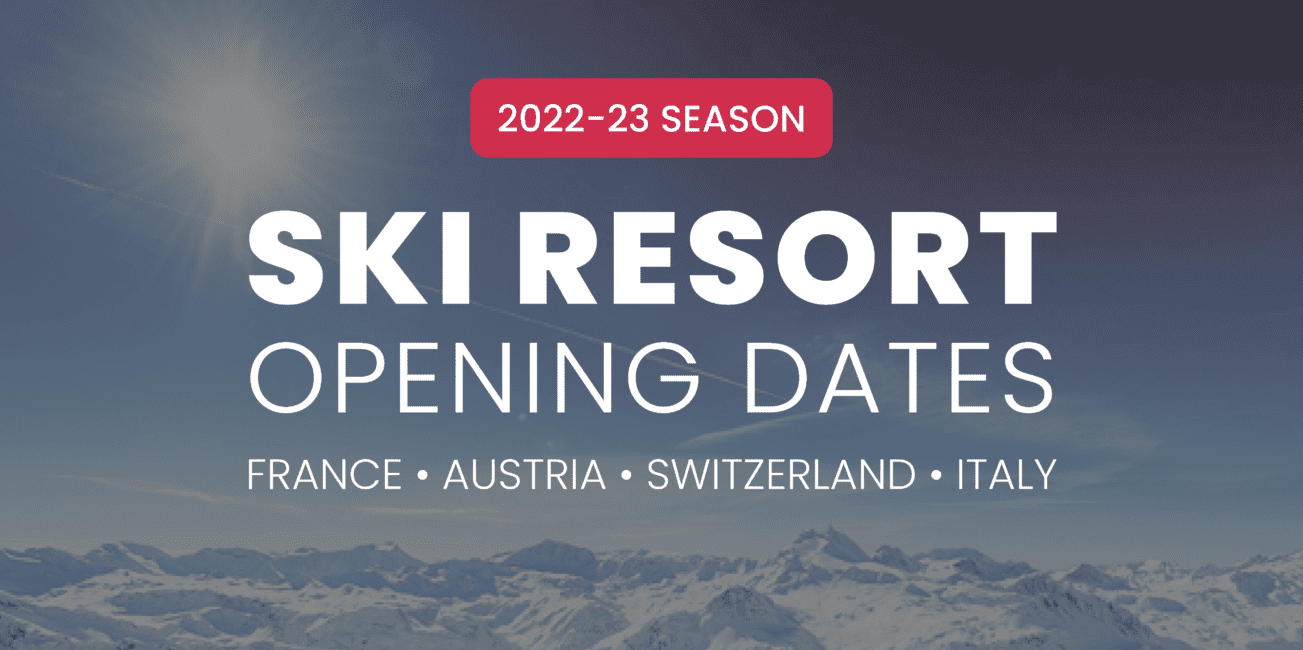Ski Resort Opening Dates