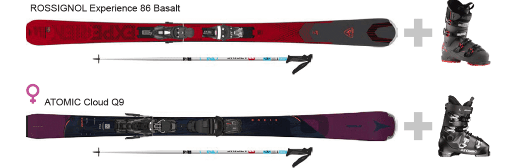 Excellence Ski Pack with Skibro
