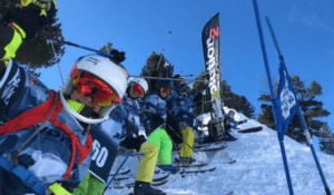 Beginner ski lessons Les Arcs